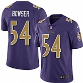 Nike Men & Women & Youth Ravens 54 Tyus Bowser Purple Color Rush Limited Jersey,baseball caps,new era cap wholesale,wholesale hats